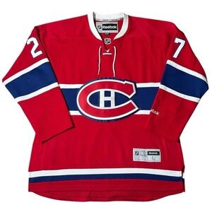 Montreal Canadiens Alex Galchenyuk Reebok NHL Hockey Home Jersey Red